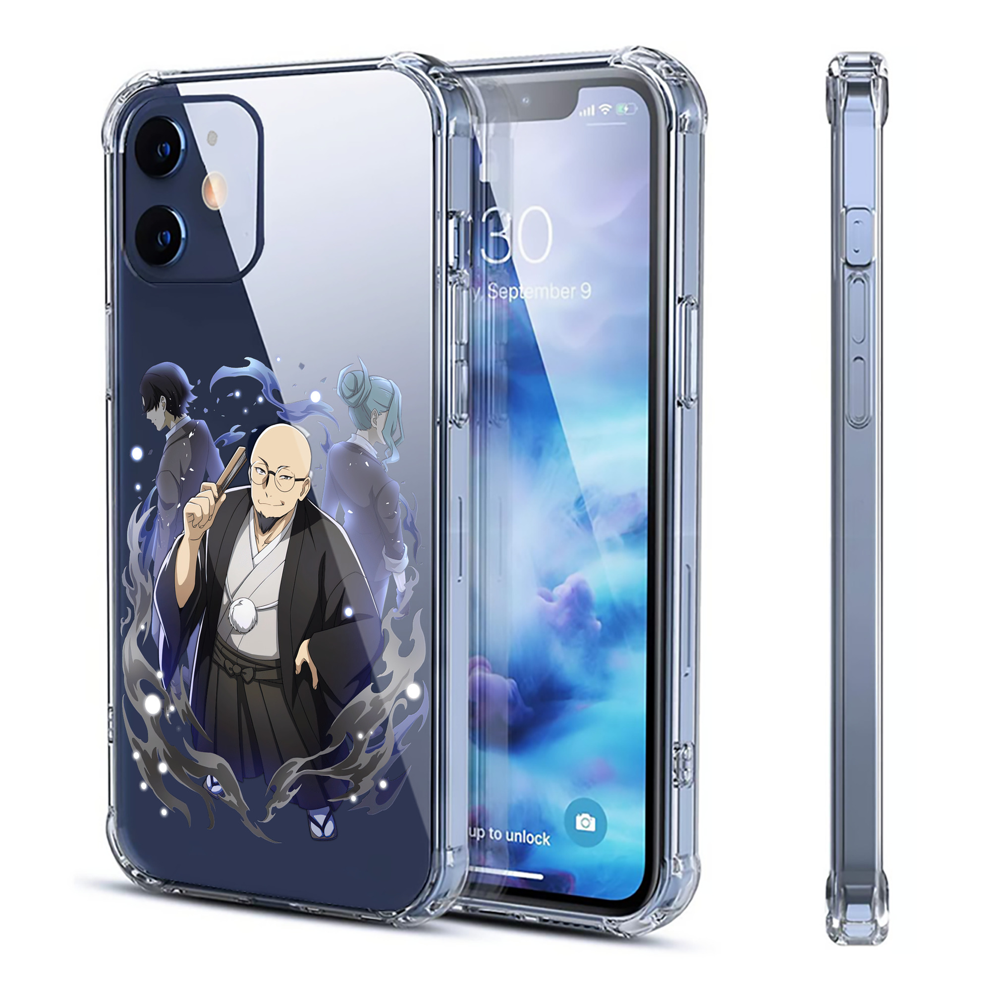 （画像用） 文豪ストレイドッグス Bungo Stray Dogs 【iPhone 12シリーズ対応】透明スマホケース（クリアソフトケース）